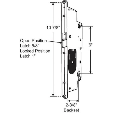 Strybuc Multipoint Mortise Lock 56-101